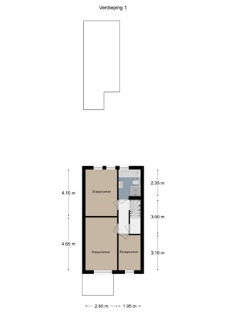 Floorplan - Laatbankstraat 42, 6291 ED Vaals